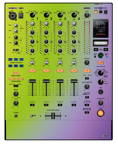 Pioneer DJ DJM 900 NEXUS Skin Smooth Gradienter V1
